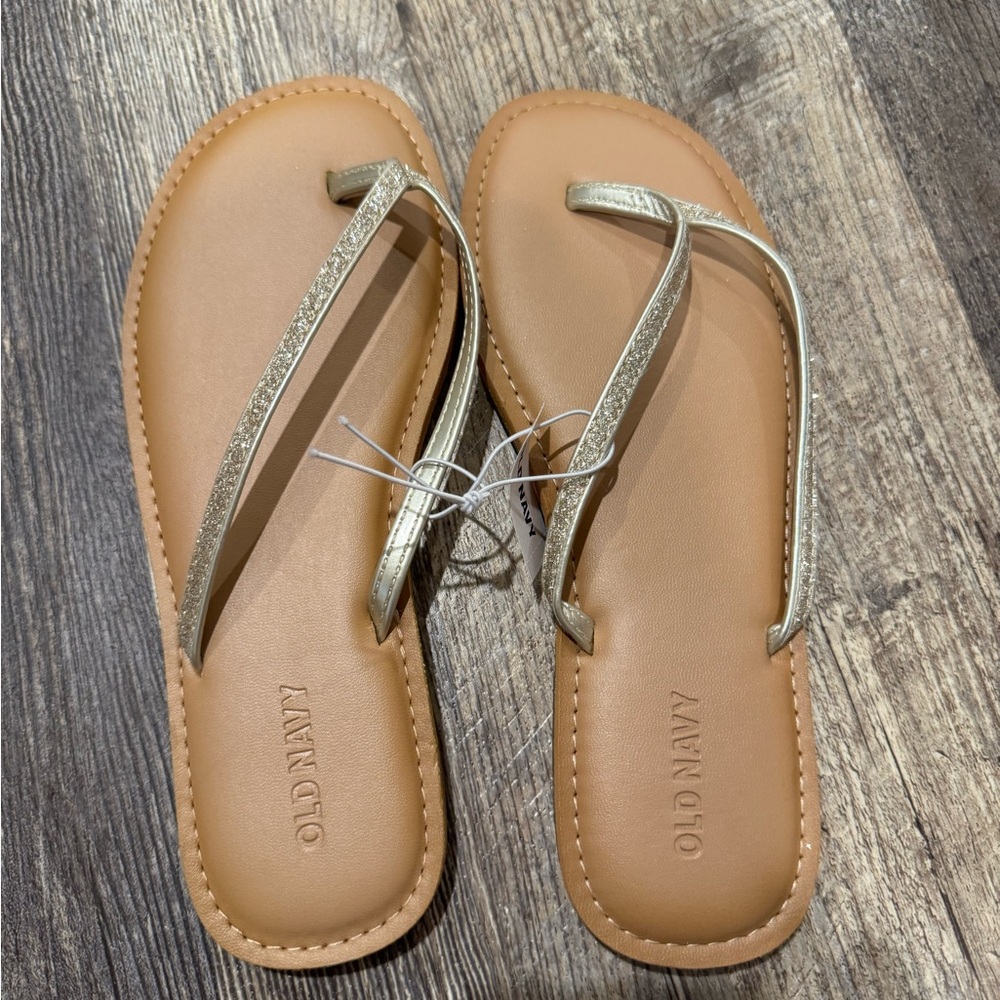 Old Navy Metallic Gold Women's Sandals